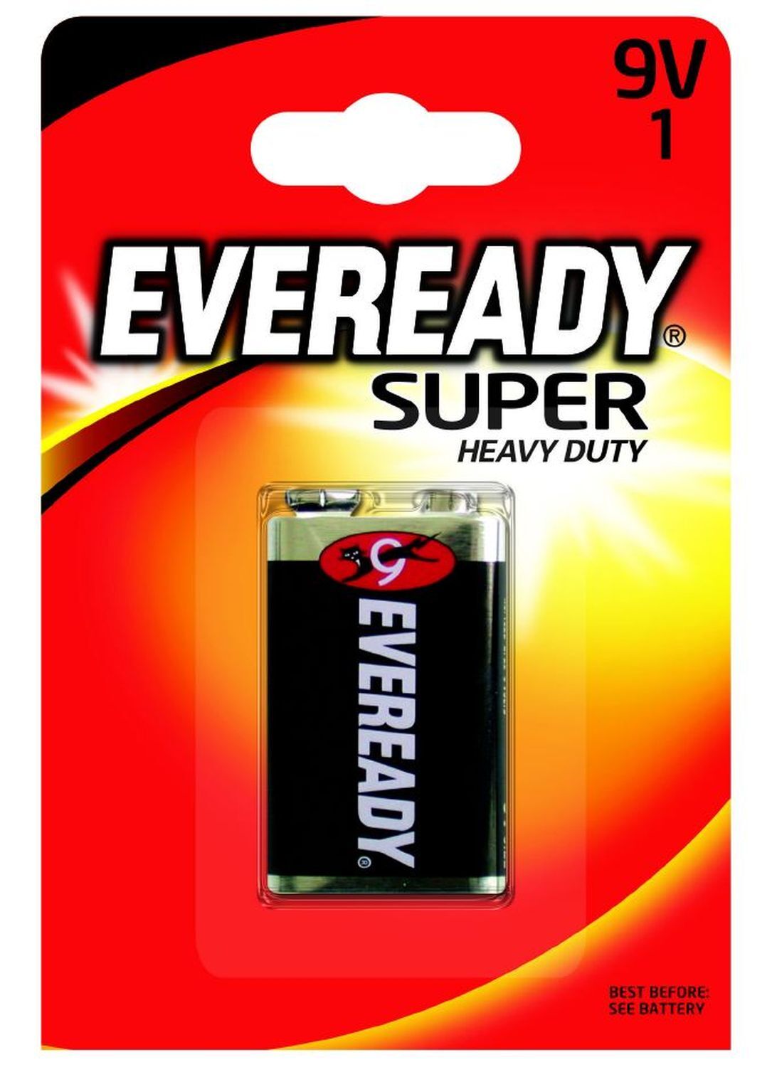 Batterie E-Block 9V Eveready Super Heavy Duty