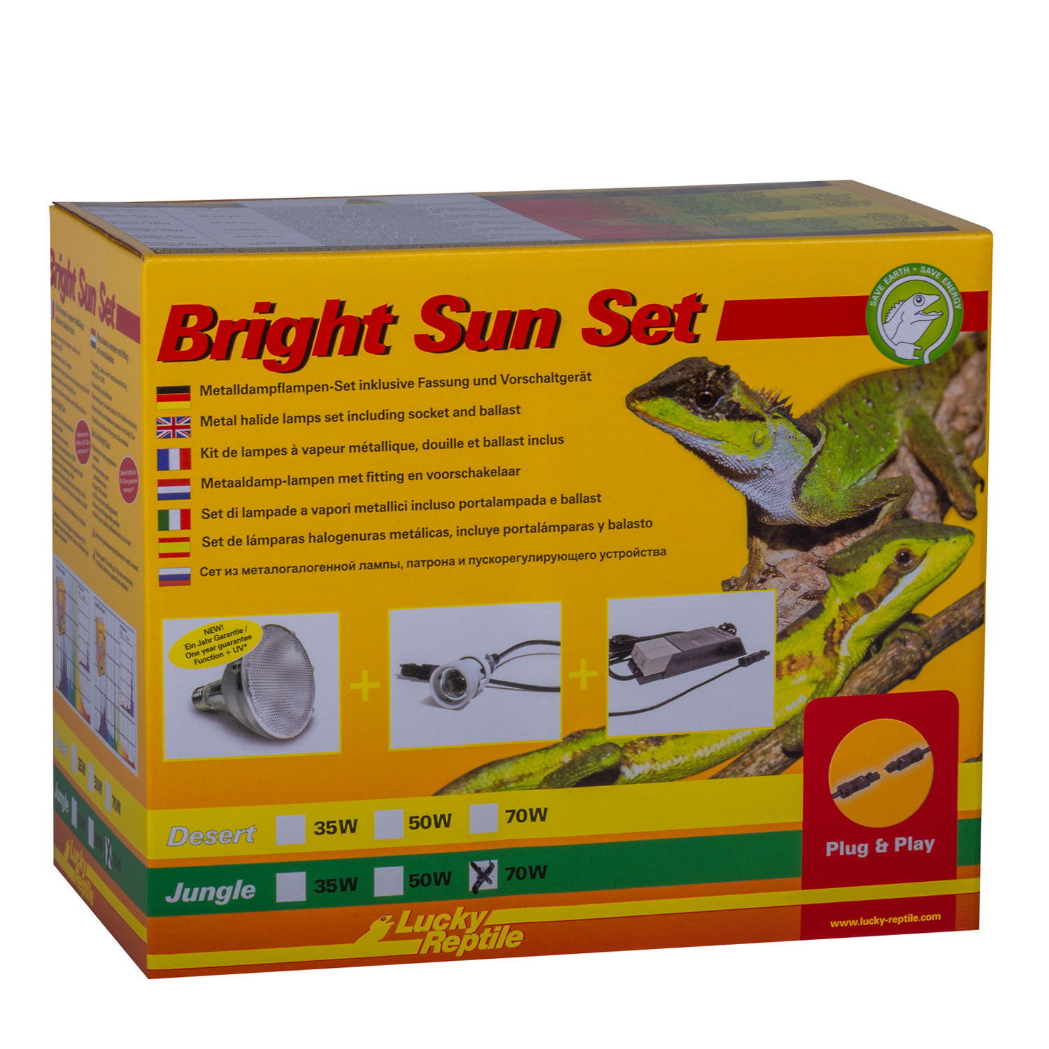 Metalldampflampe Bright Sun Set Jungle