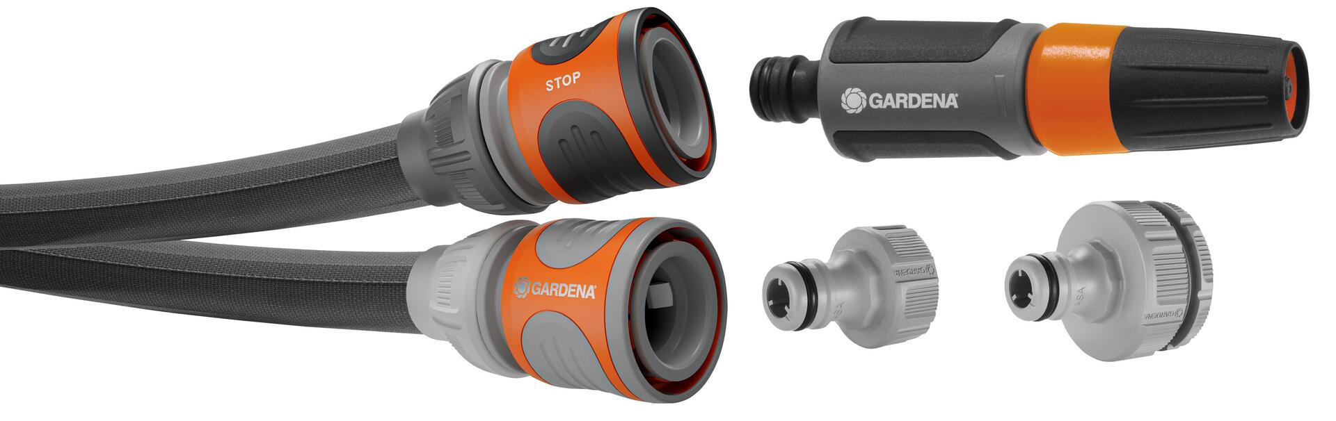 Textilschlauch Liano 15 m Set 18431-20 - Aktion bei leitermann.de günstig kaufen Textilschlauch Liano 15 m Set 18431-20 - Aktion