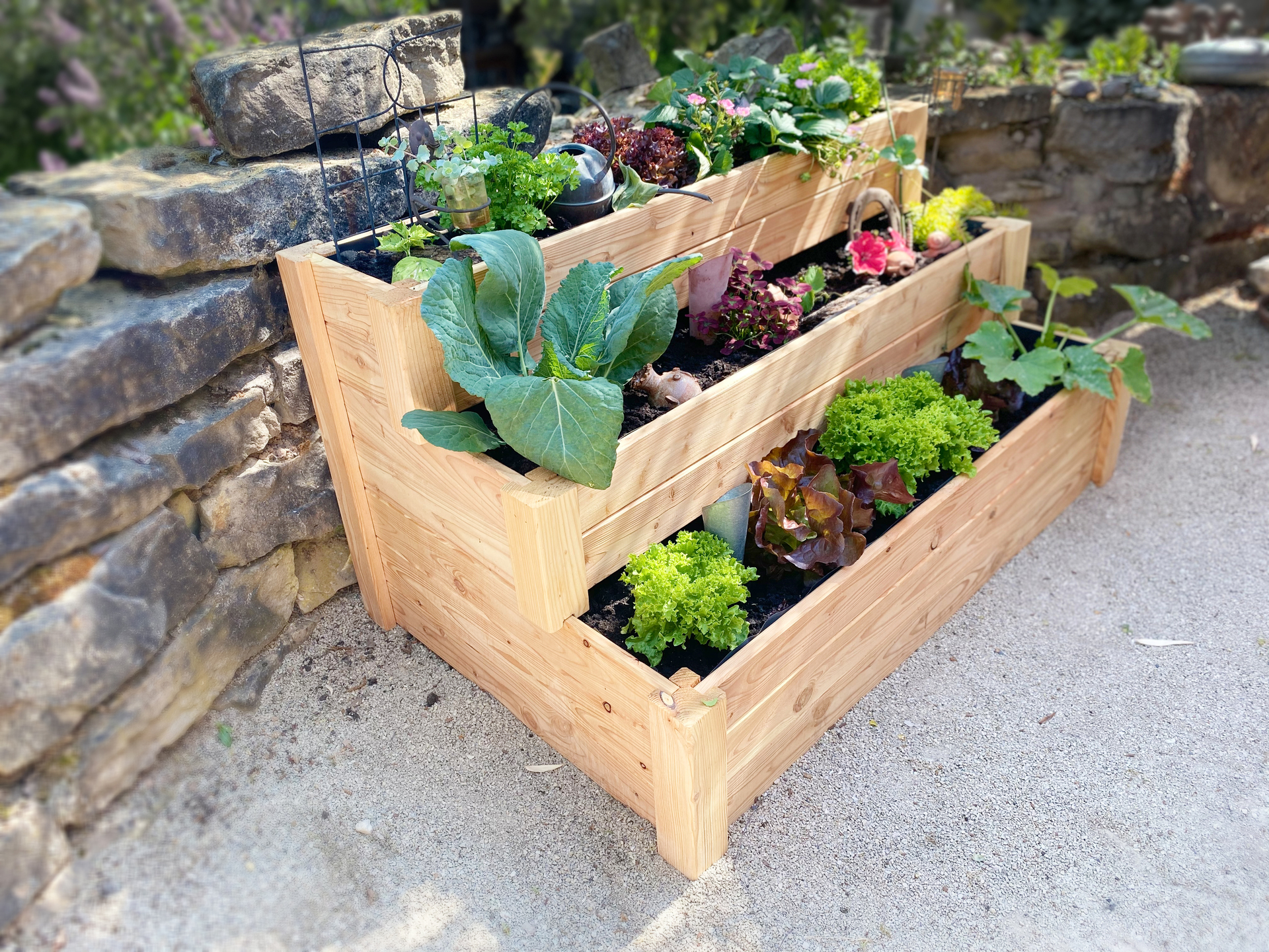 Premium Treppenhochbeet