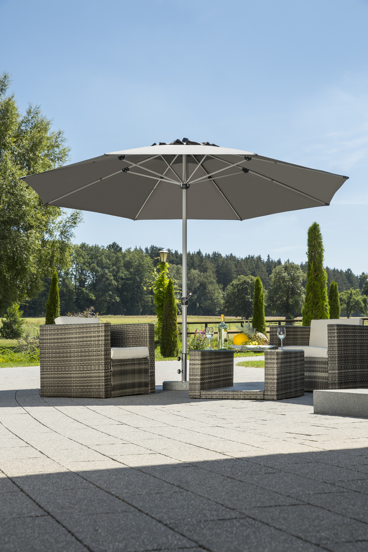 Sonnenschirm Gemini Ø 360/8cm