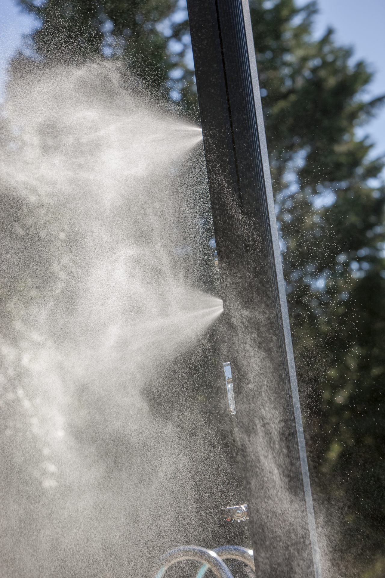 Aluminium-Solardusche Luxe