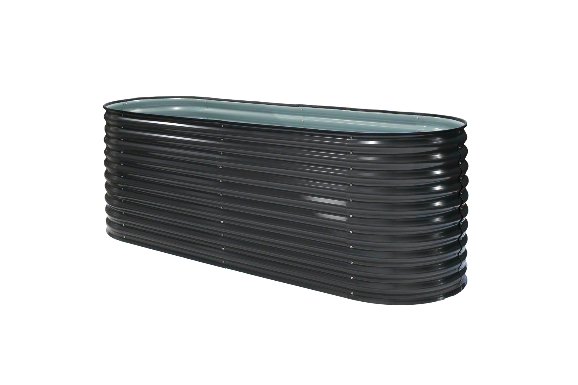 Metall Hochbeet Oval 240 cm bei leitermann.de günstig kaufen Metall Hochbeet Oval 240 cm