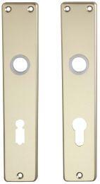 Zimmertür-Langschilder Nr. 200 Buntbart F2 käntig 72mm