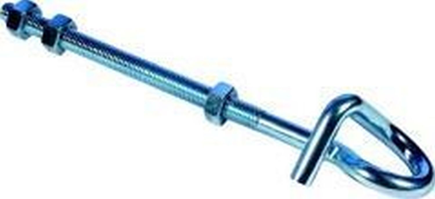 Schaukelhaken mit Eisengewinde Stahl-verzinkt M12x250 a 1 Stück