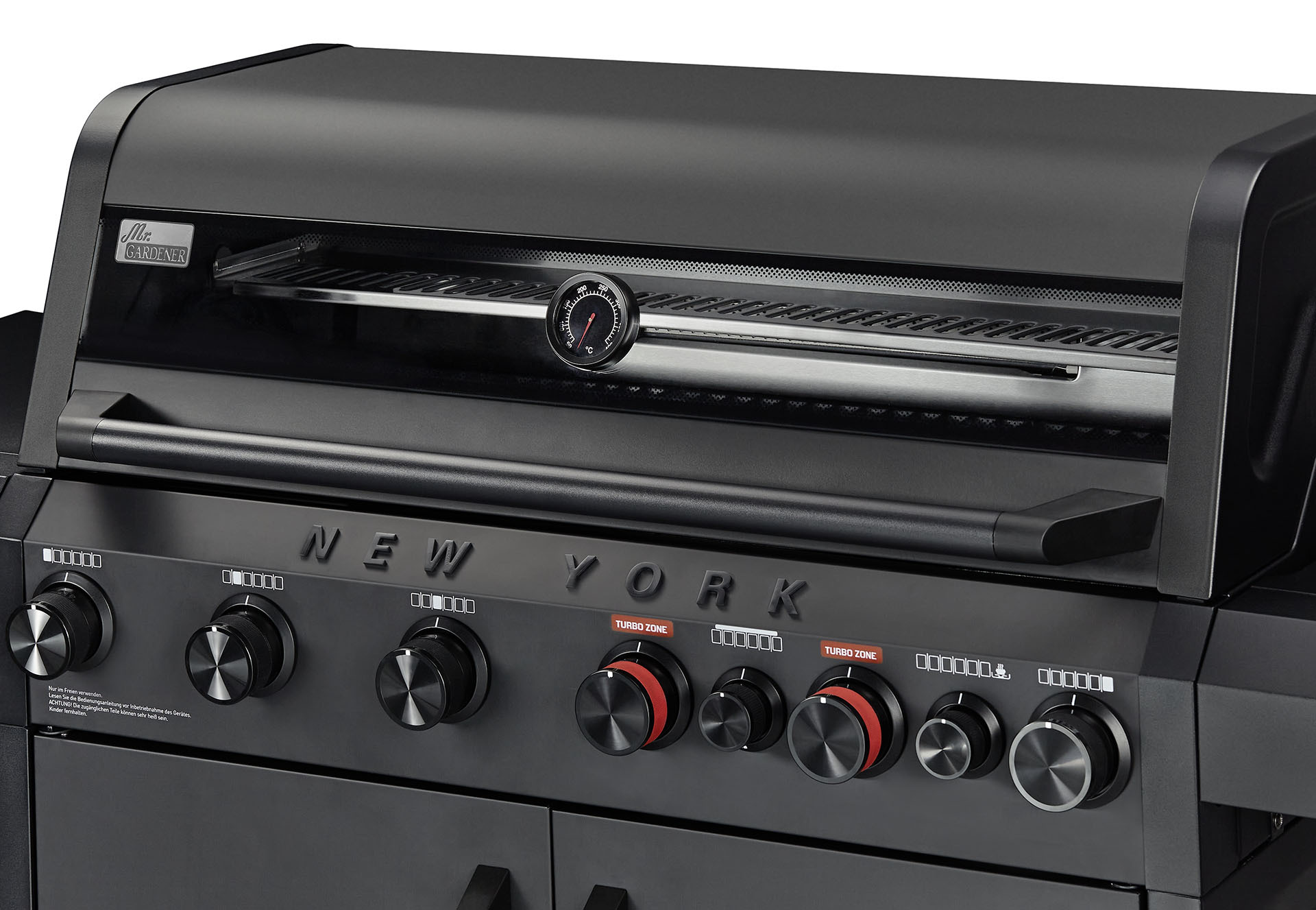 Gasgrill New York 6 Pro, 6 Brenner, matt graphit bei leitermann.de günstig kaufen Gasgrill New York 6 Pro, 6 Brenner, matt graphit