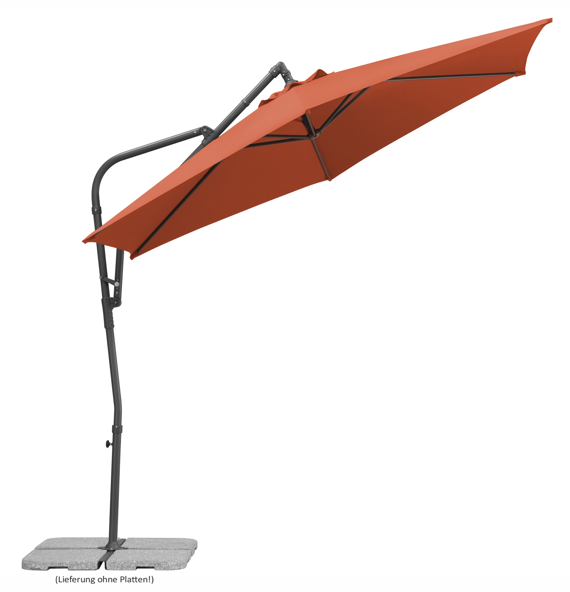 Ampelschirm Genua Ø 300/6cm, sechseckig bei leitermann.de günstig kaufen Ampelschirm Genua Ø 300/6cm, sechseckig