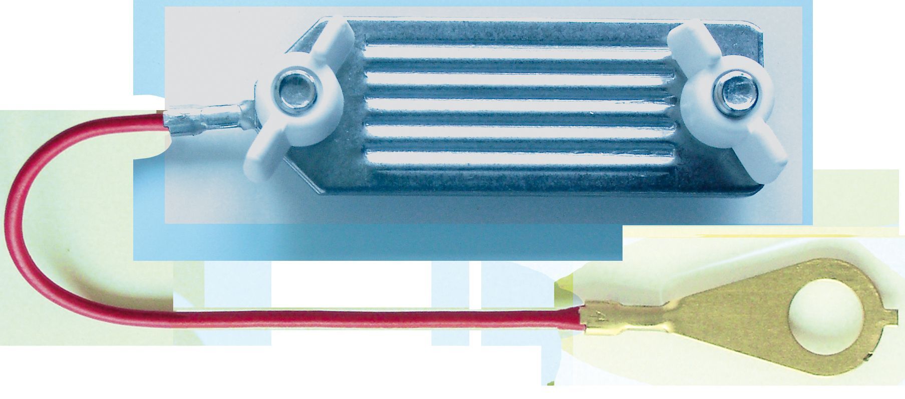 Zaunanschlusskabel schraubbar, für Bände bis 40 mm