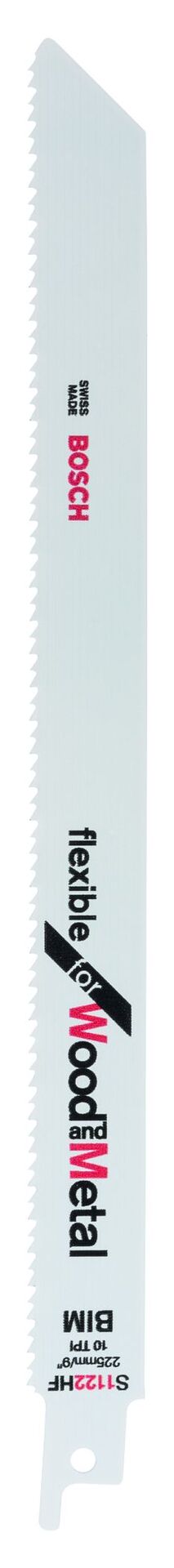 Säbelsägeblatt S 1122 HF, Flexible für Holz und Metal, 2er-Pack