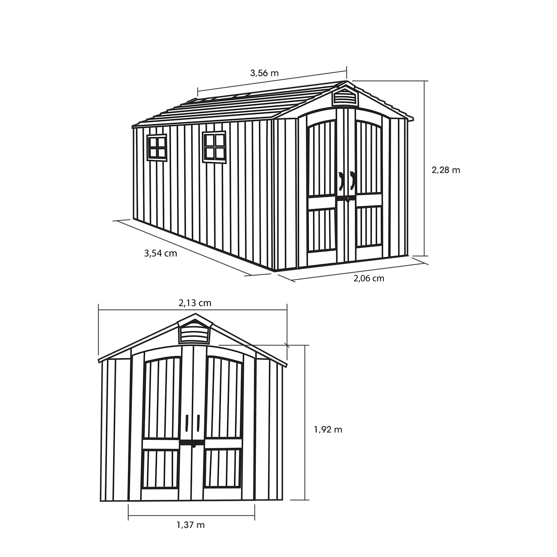 Gerätehaus bei leitermann.de günstig kaufen Gerätehaus
