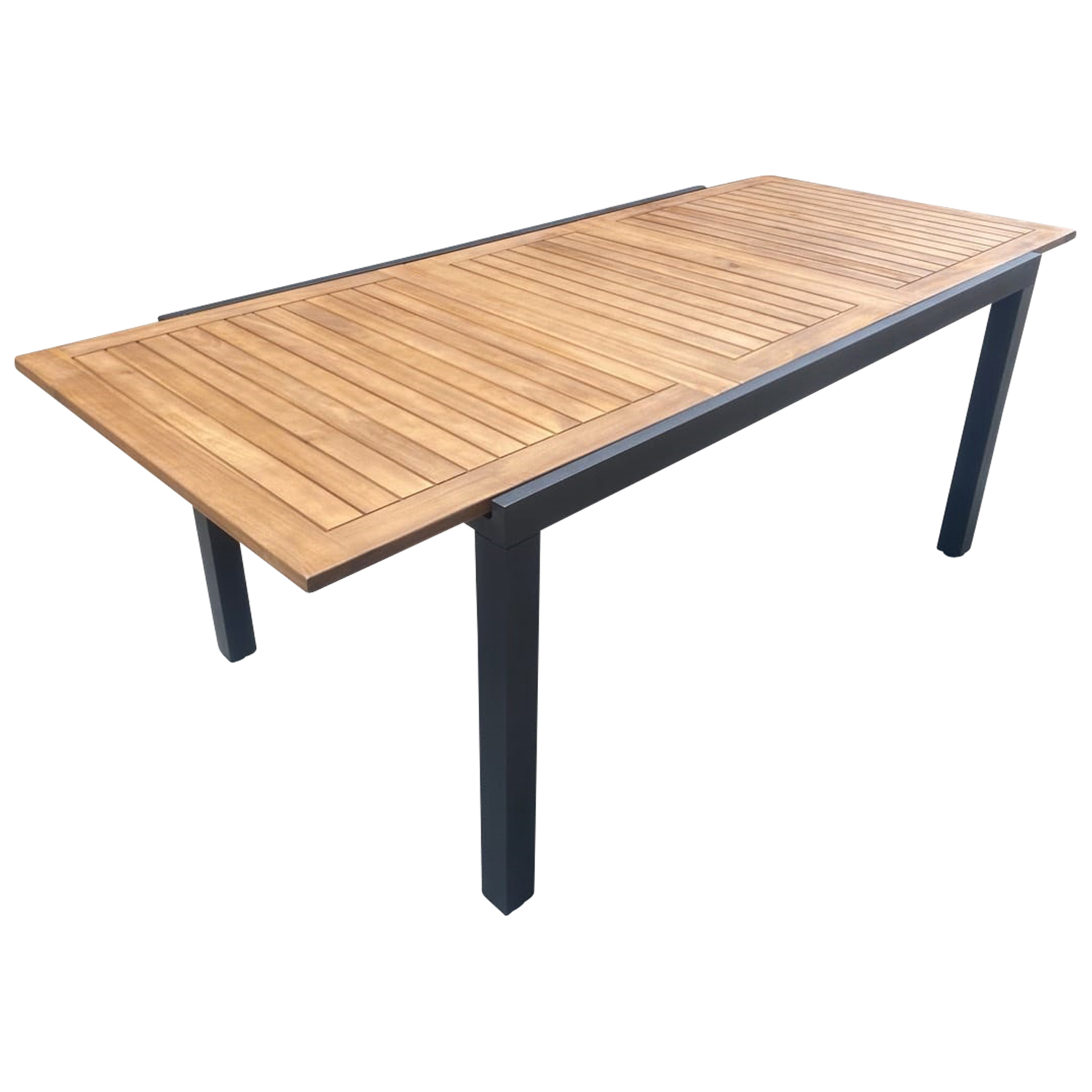 Ausziehtisch Aluminium/Akazie bei leitermann.de günstig kaufen Ausziehtisch Aluminium/Akazie