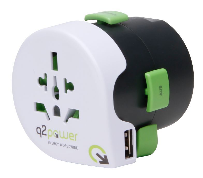 Reiseadapter Qdapter USB Q2 Power