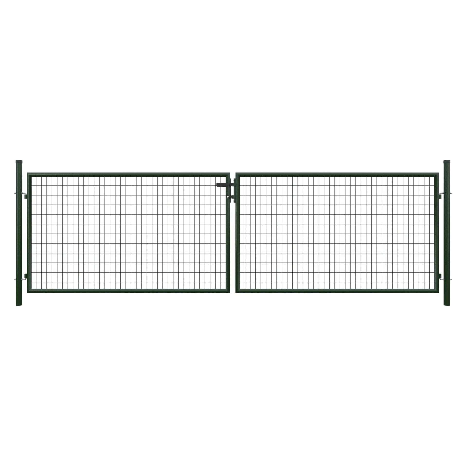 STRONG Doppeltor anthrazit inkl. Pfosten + Beschläge