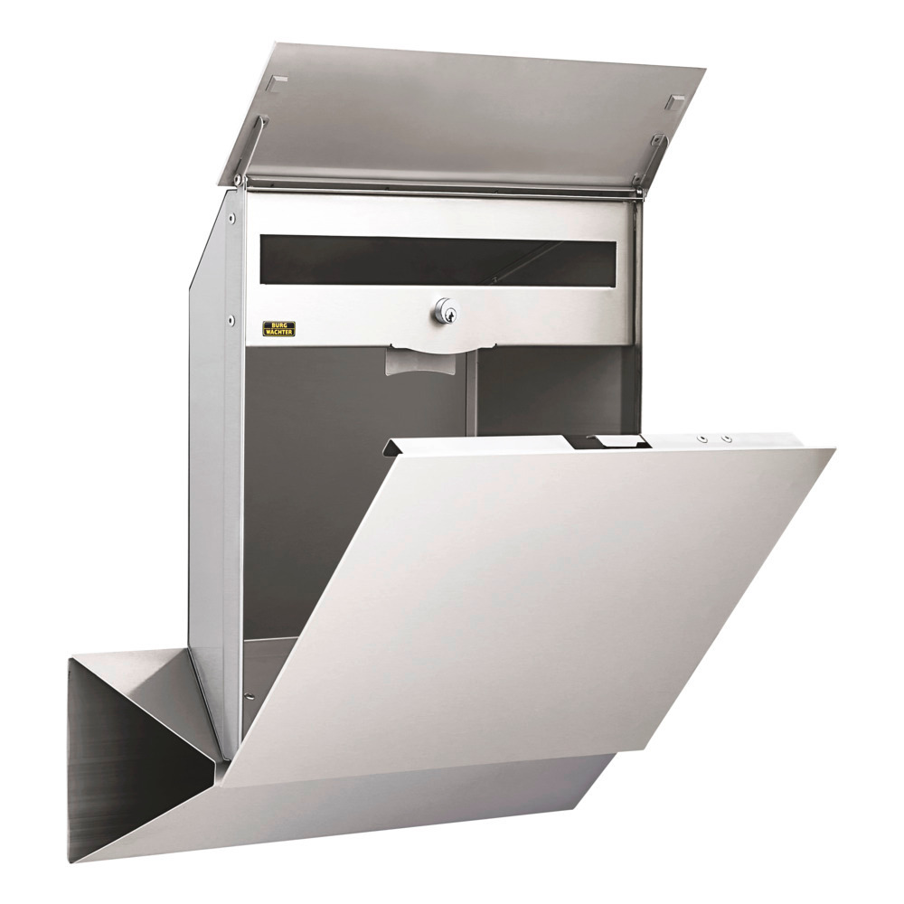 Edelstahl-Briefkasten Quadus 3745 Ni bei leitermann.de günstig kaufen Edelstahl-Briefkasten Quadus 3745 Ni