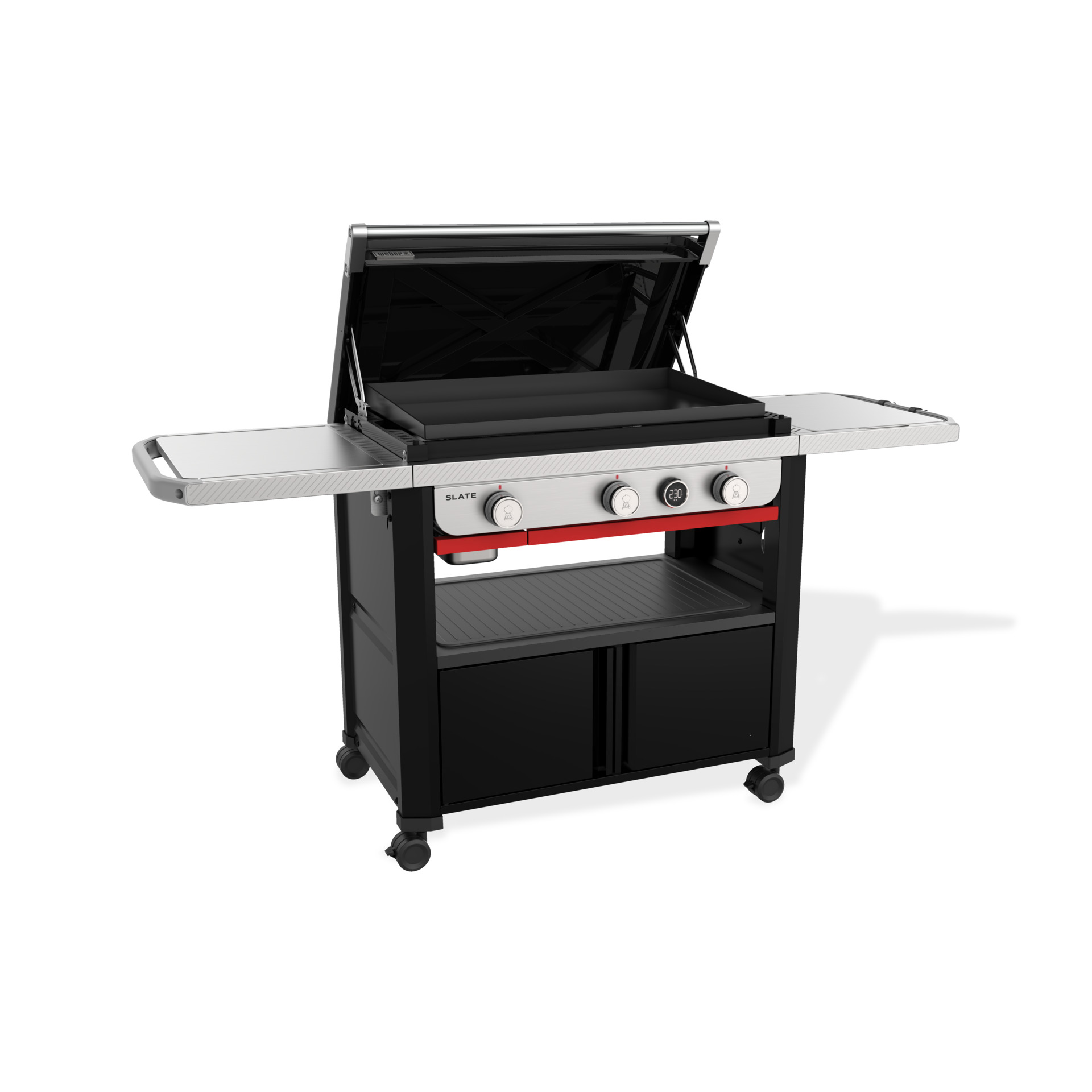 Slate GPD76 Premium Plancha Gasgrill , schwarz