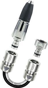 Spritzdüse Spritzdüse,Hahnstecker, 2xSchlauchstück GEKA plus Ste