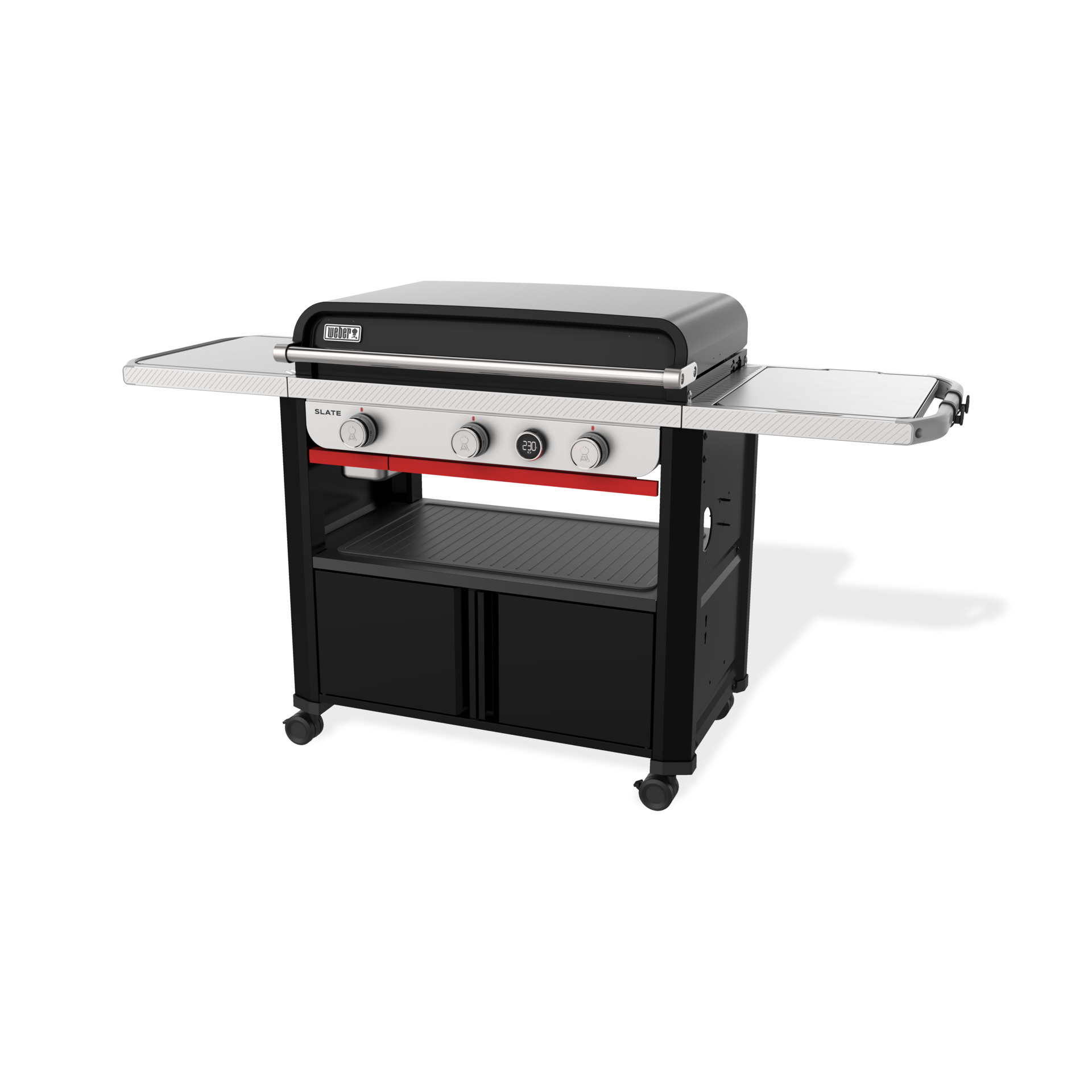 Slate GPD76 Premium Plancha Gasgrill , schwarz