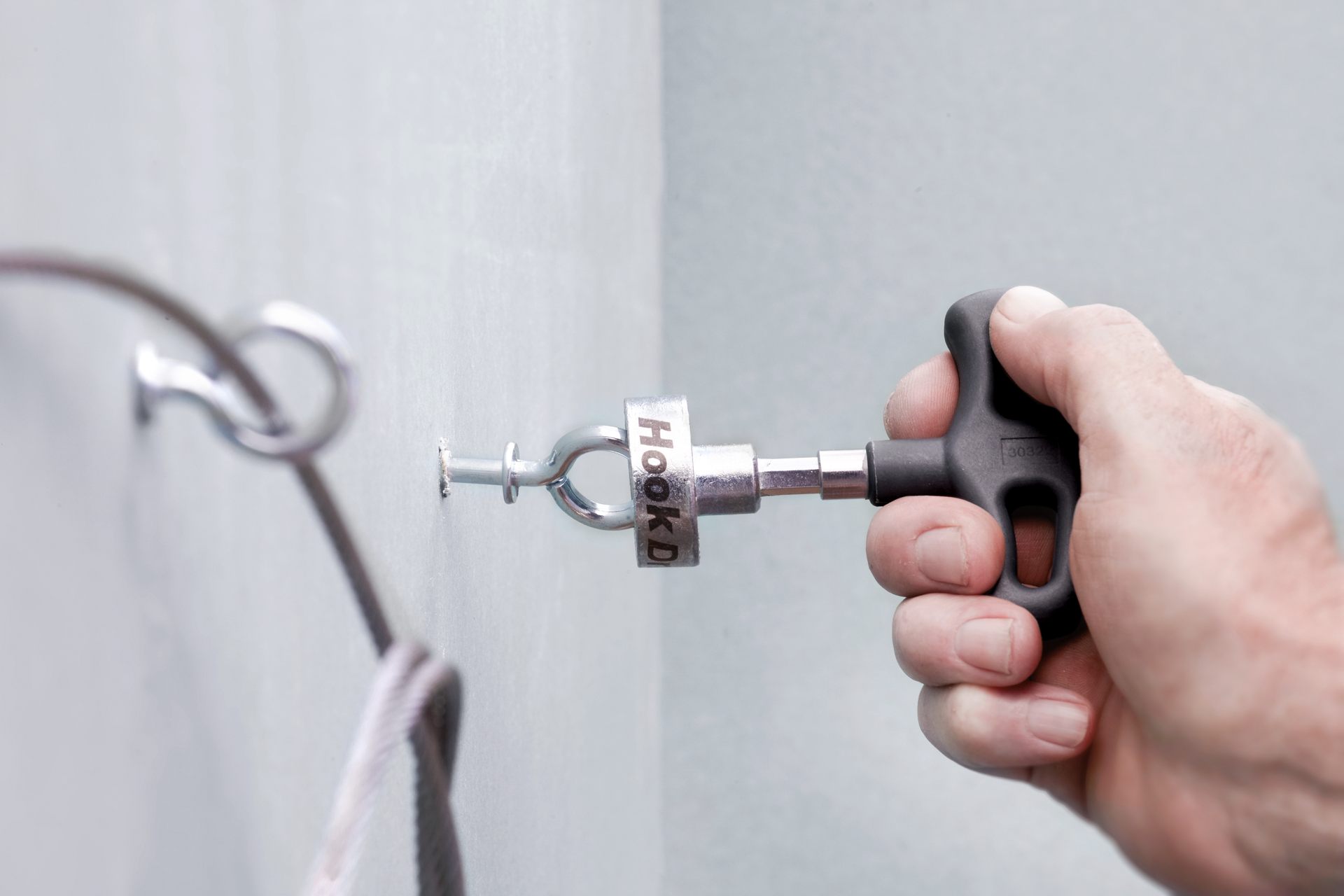 Hakenschrauber mit Handgriff mit Aufnahme für 1/4''