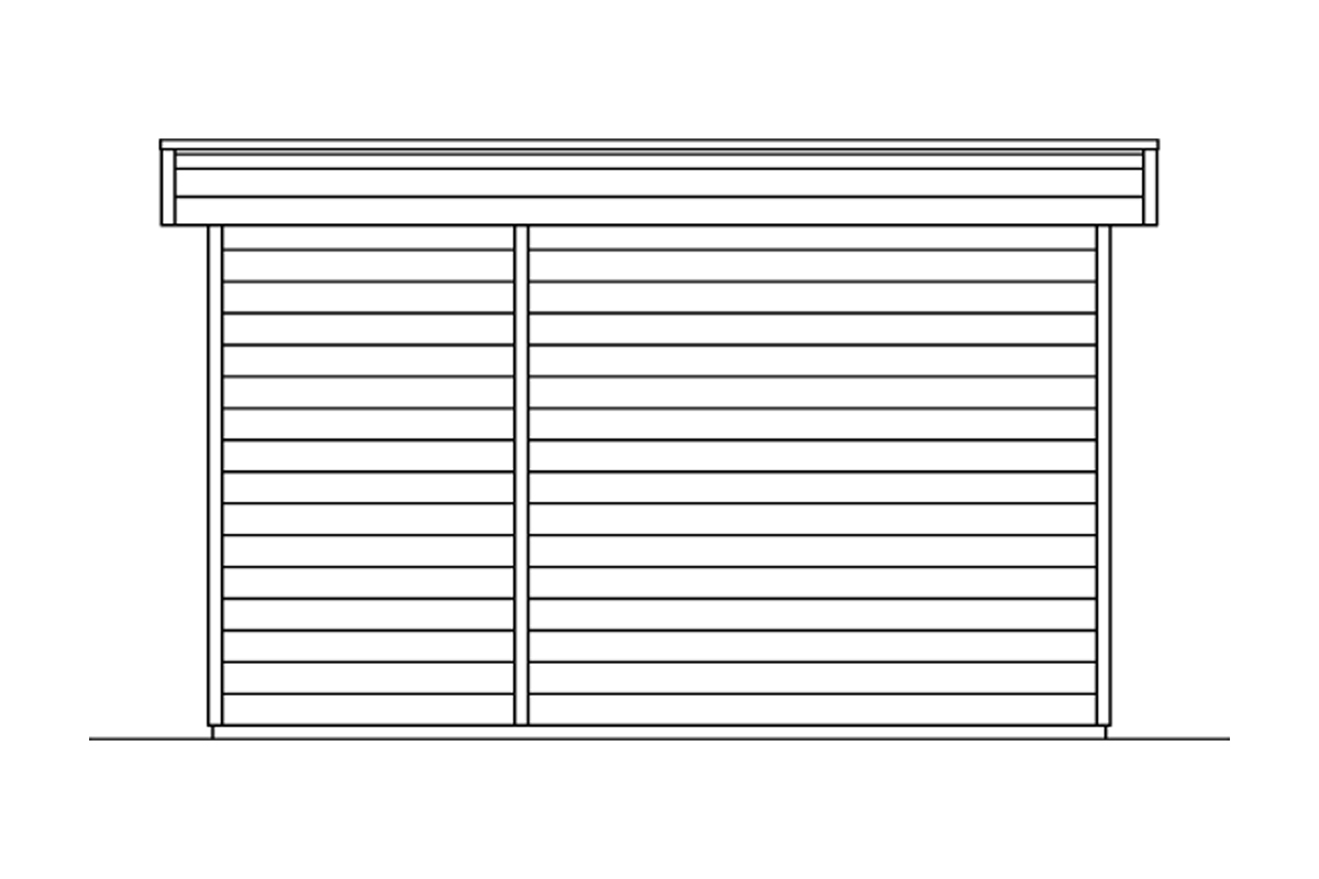 Gartenhaus Venlo 3, 380x250cm