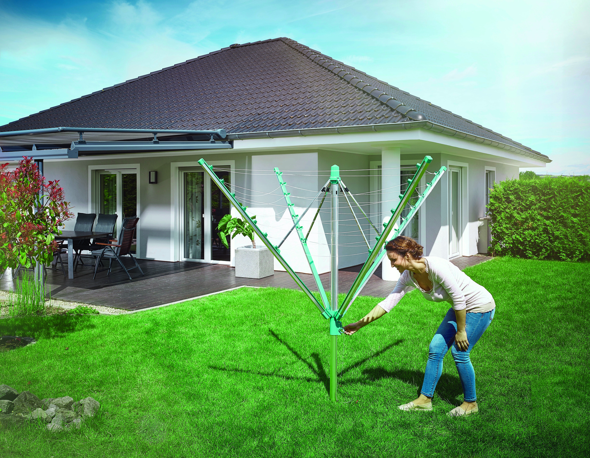 Wäscheschirm Linomatic 500 Easy bei leitermann.de günstig kaufen Wäscheschirm Linomatic 500 Easy