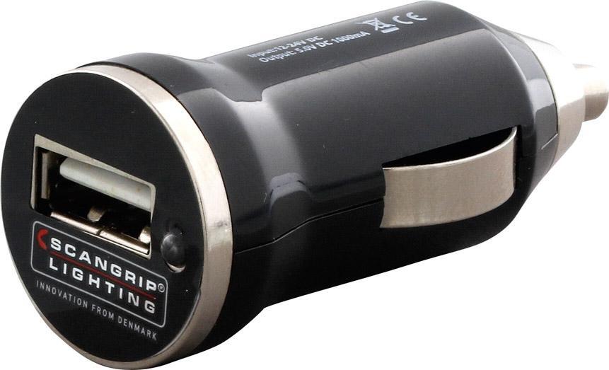 EDE USB-KFZ-Ladegerät 12-24V Scangrip