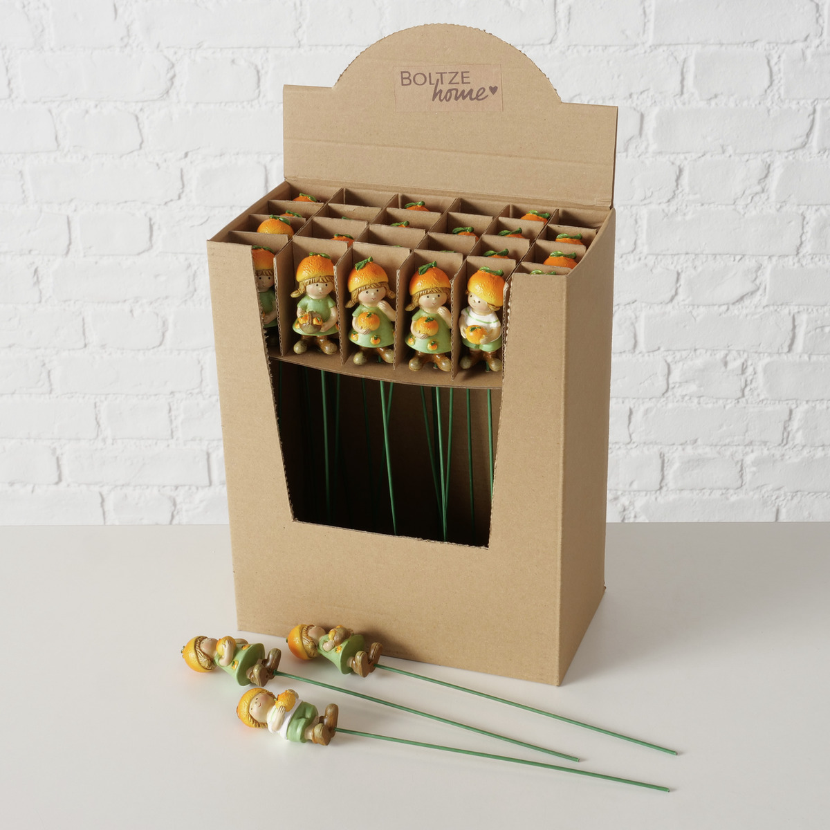 Topfstecker Fruits, 3-fach sortiert