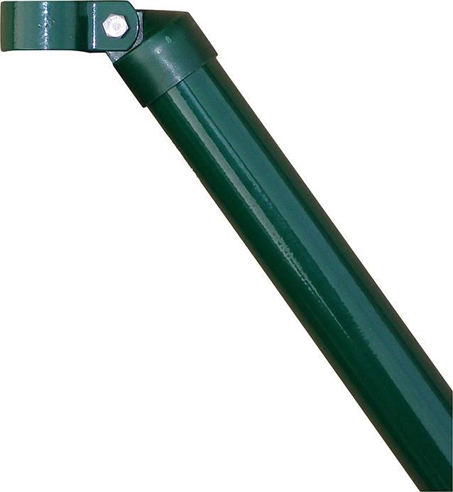 Streben inkl. 34er Schelle grün-besch. 34x1200 mm