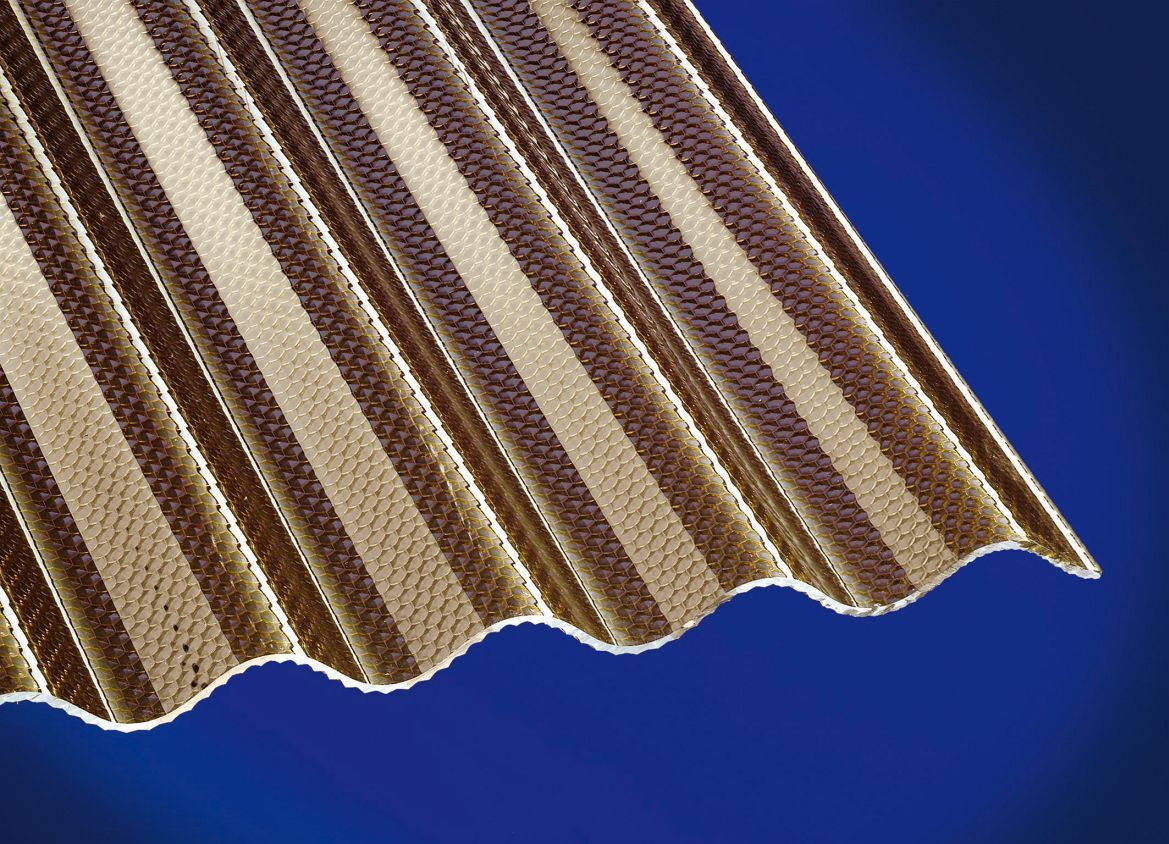 Guttacryl Wabe Profilplatte bei leitermann.de günstig kaufen Guttacryl Wabe Profilplatte