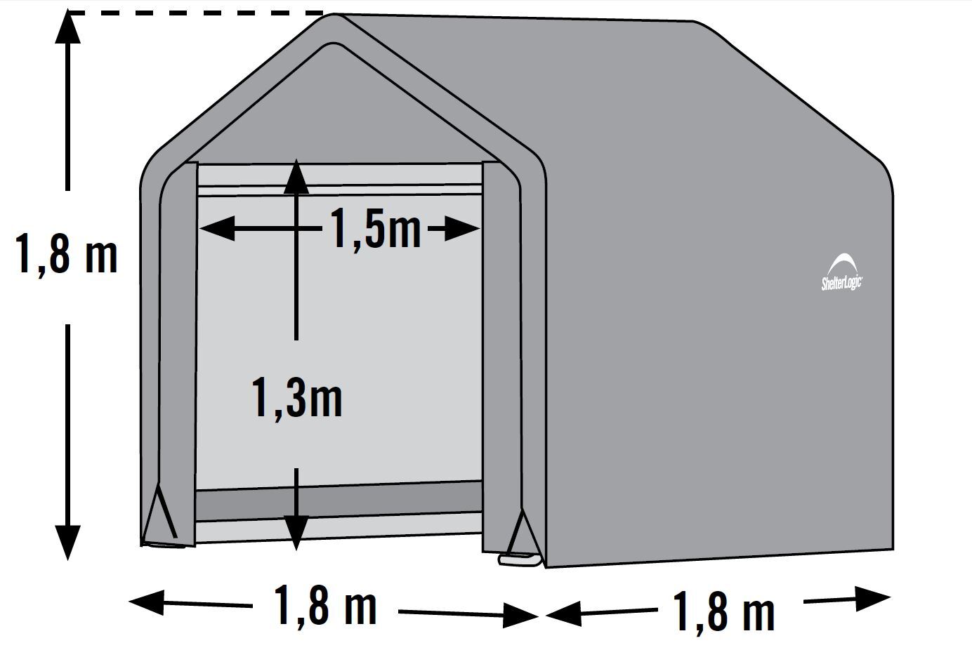 Foliengerätehaus Shed-in-a-Box