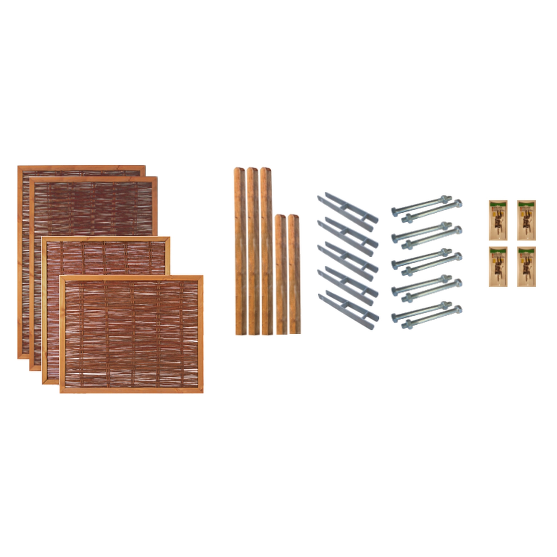 TETZNER & JENTZSCH Sichtschutz Zaun-Set FRESNO