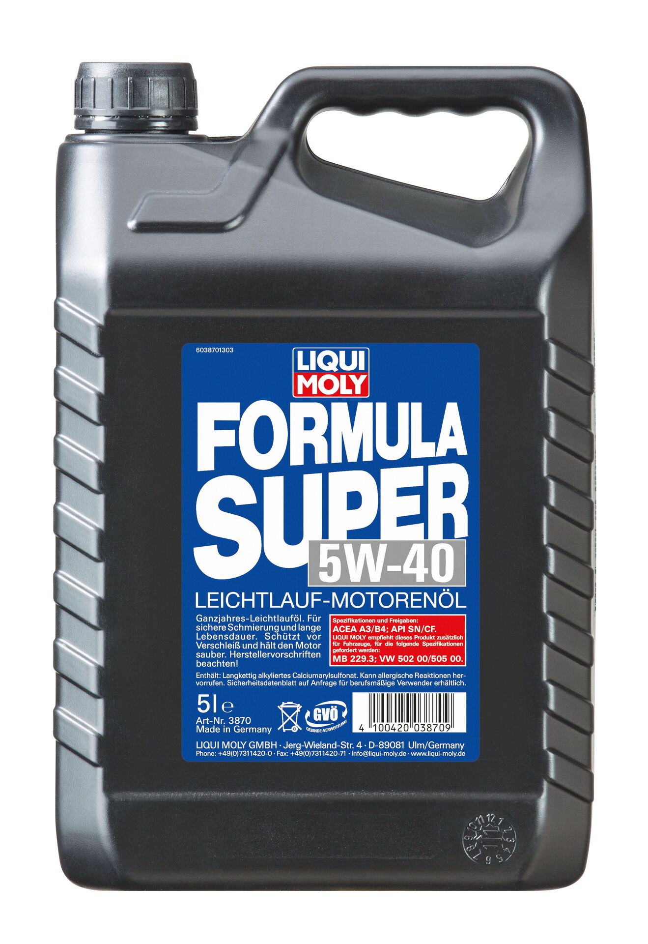 Liqui Moly GmbH Formula Super 5W-40