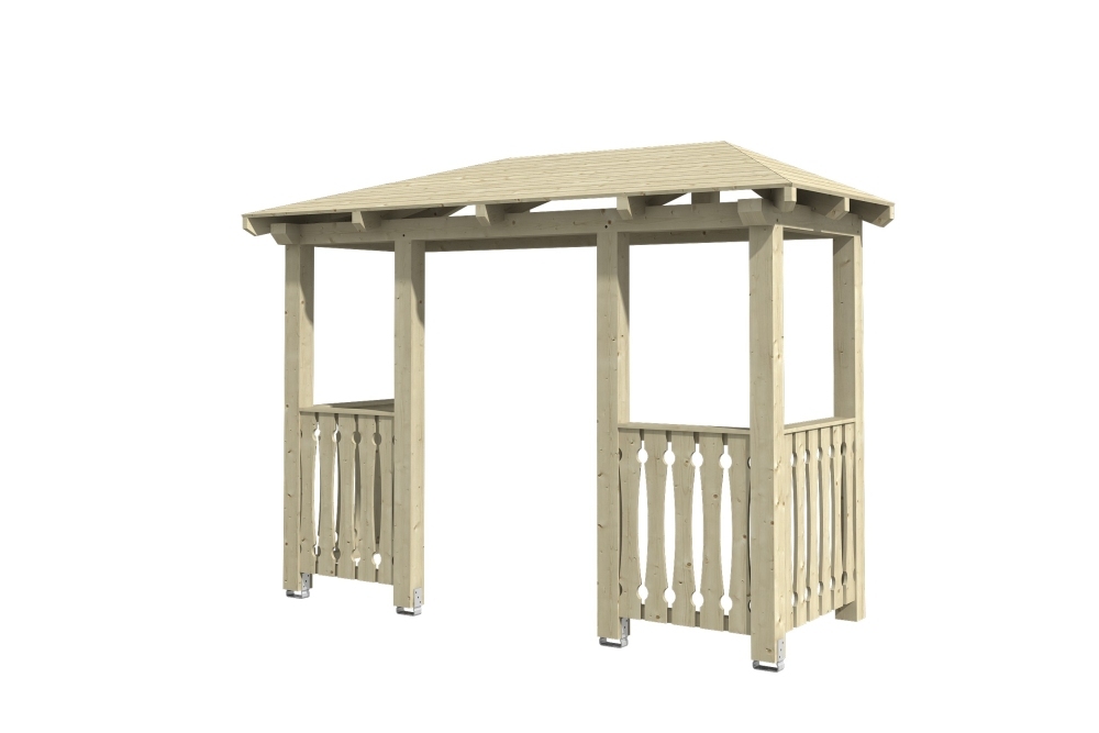 Vordach Wismar 6 Walmdach bei leitermann.de günstig kaufen Vordach Wismar 6 Walmdach