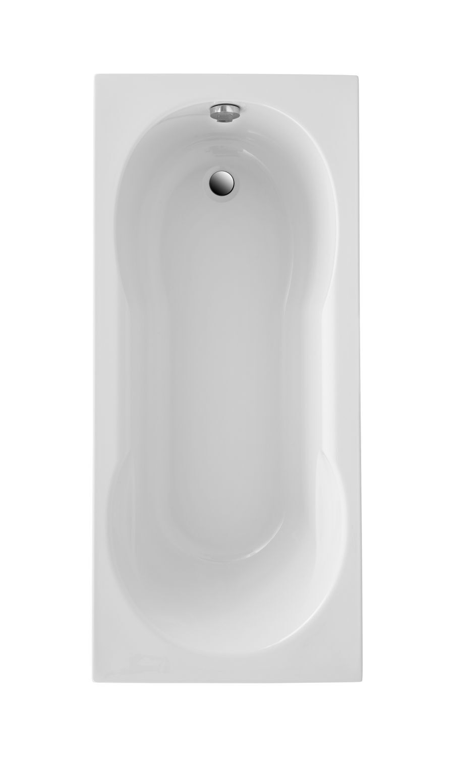 Badewanne Nixe, 1700x750/400mm, weiß