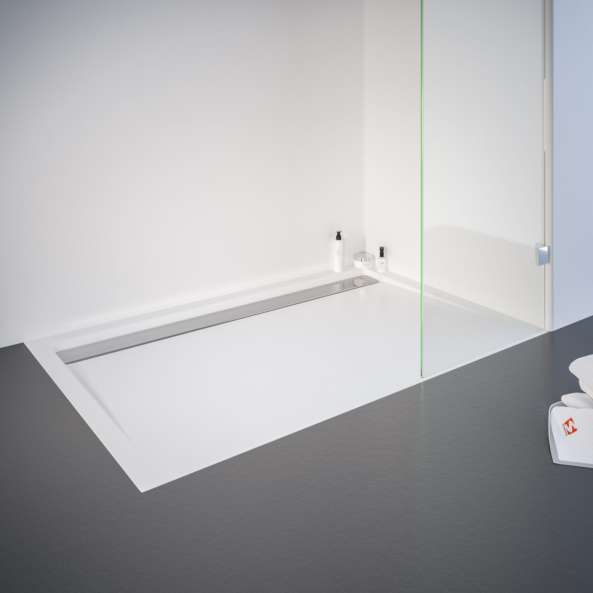 ExpressPlus MasterClass Eckdusche mit Seitenwand + Duschwanne, 90x120x200cm