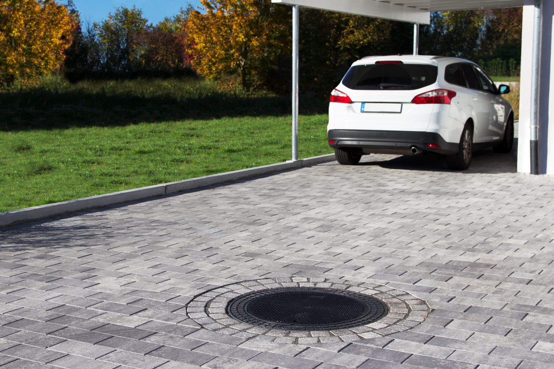 Teleskop-Domschacht 600 Pkw, Pkw-befahrbar