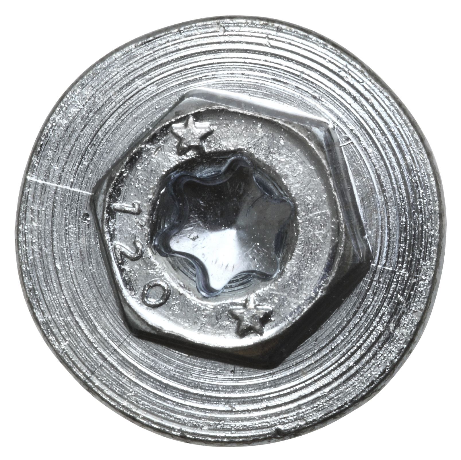 Holzschraube mit angepresster Scheibe verzinkt