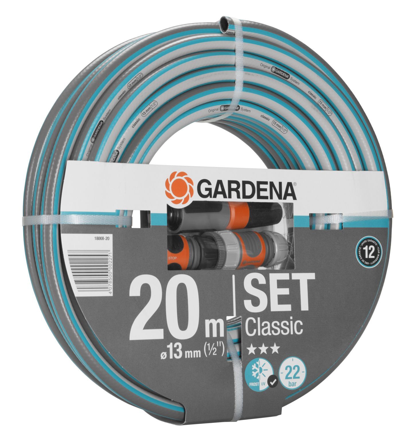 Gardena Classic Schlauch mit Systemteilen