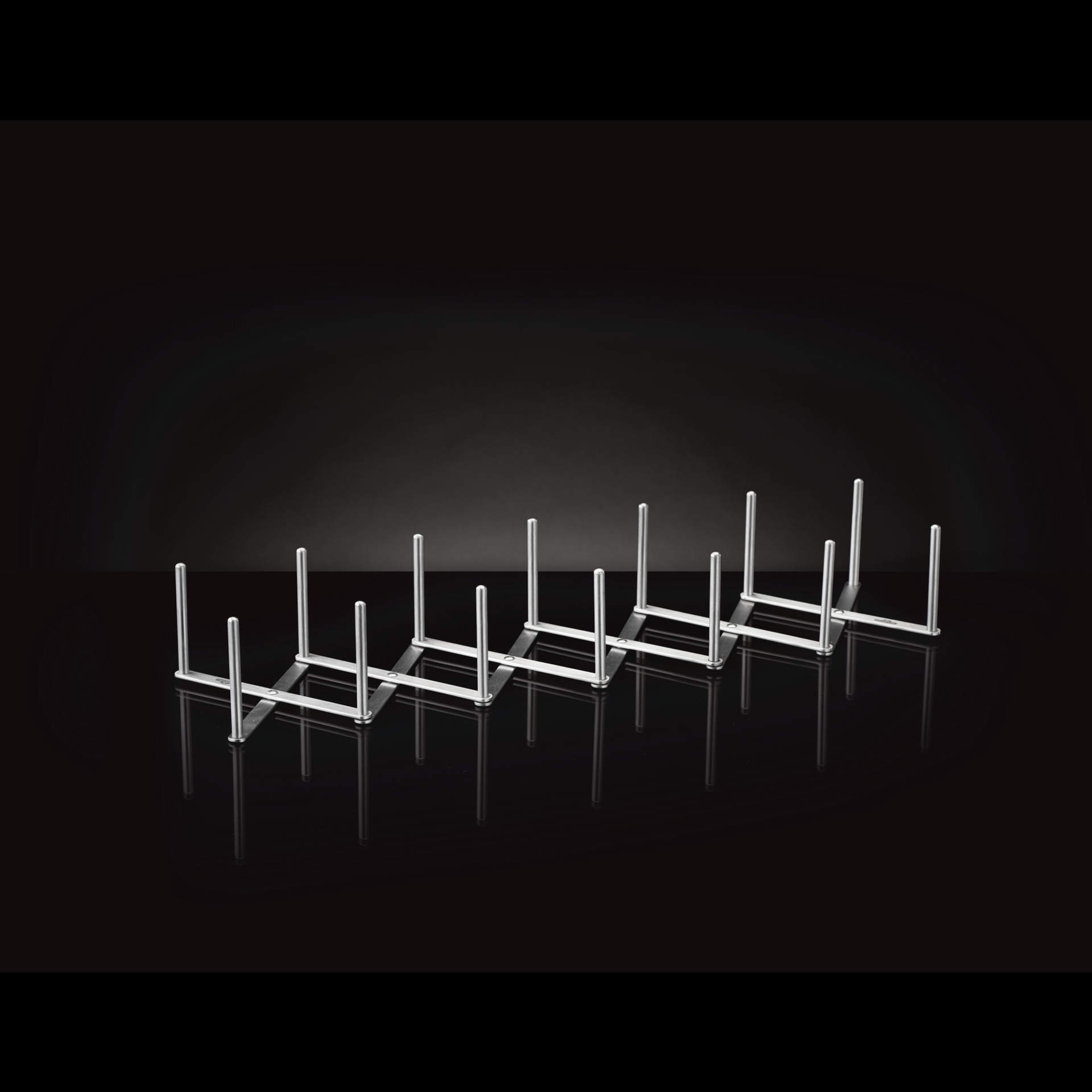 Edelstahl Sparerib-Halter, verstellbar