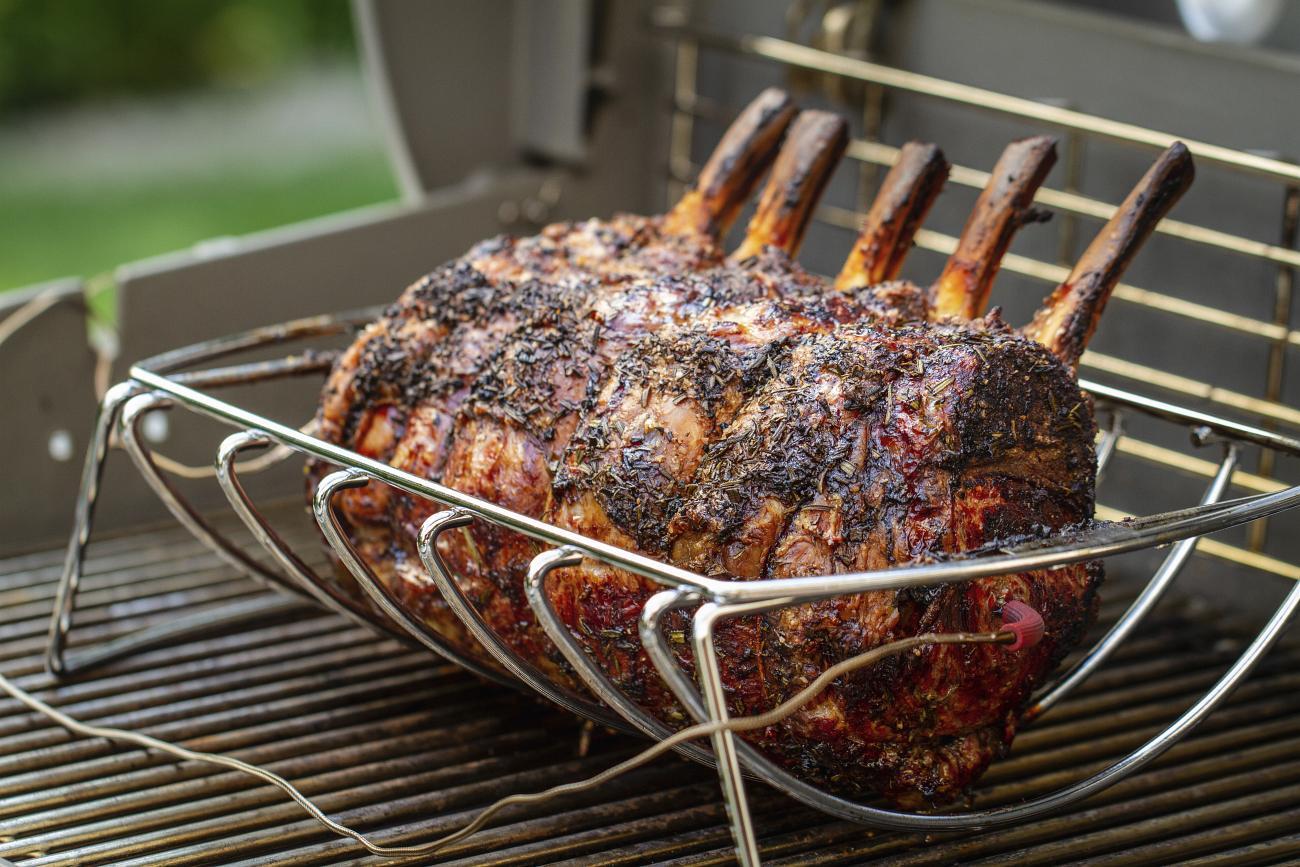 Spare-Rib-Halter und Bratenkorb bei leitermann.de günstig kaufen Spare-Rib-Halter und Bratenkorb