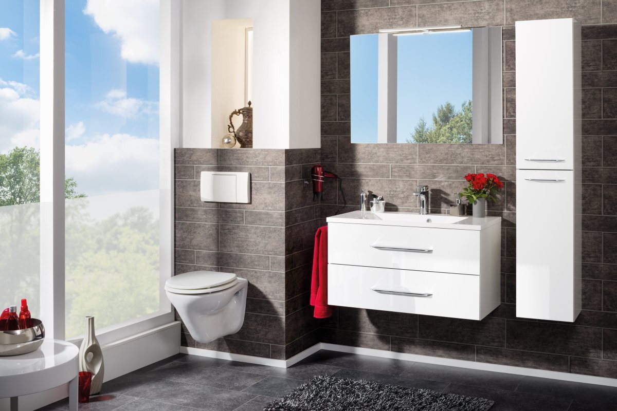 B.clever Becken+Waschtischunterschrank bei leitermann.de günstig kaufen B.clever Becken+Waschtischunterschrank