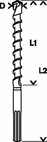SDS-MAX Durchbruchbohrer 55x850 mm bei leitermann.de günstig kaufen SDS-MAX Durchbruchbohrer 55x850 mm