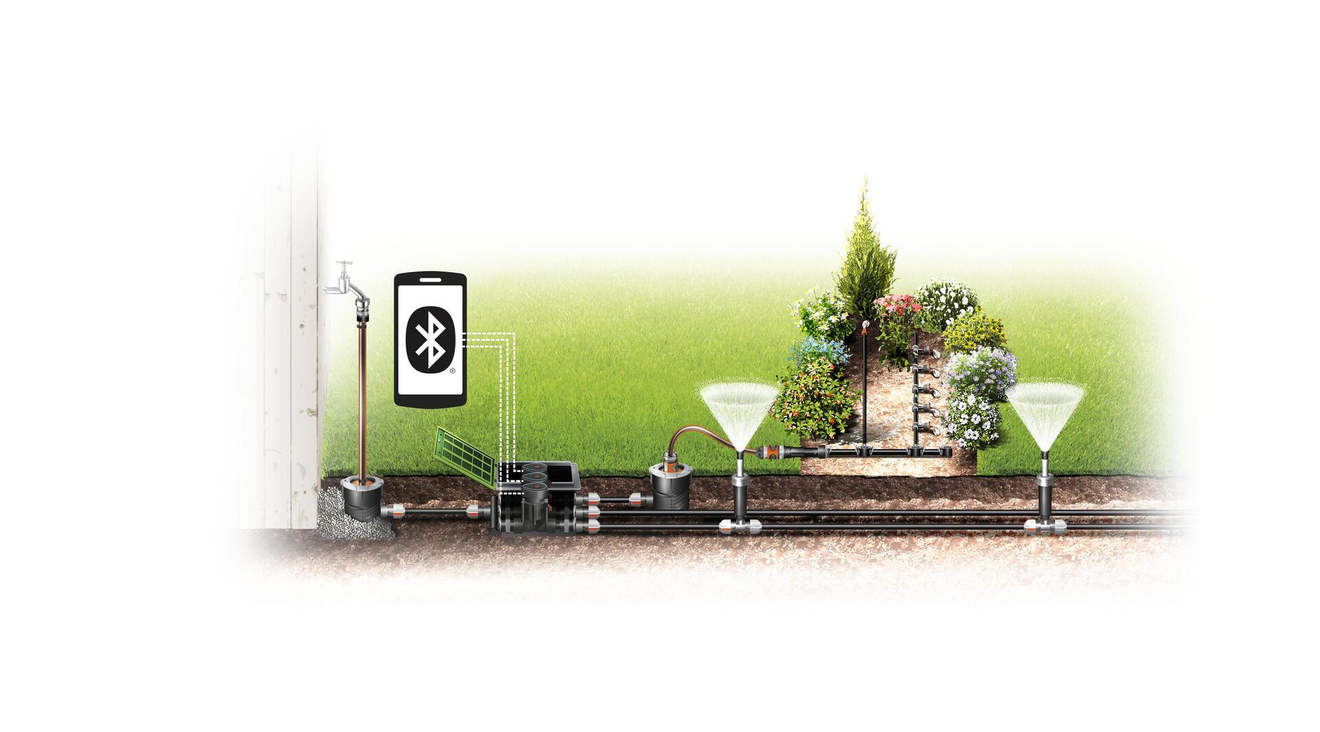 Bewässerungsventil 9 V Bluetooth bei leitermann.de günstig kaufen Bewässerungsventil 9 V Bluetooth