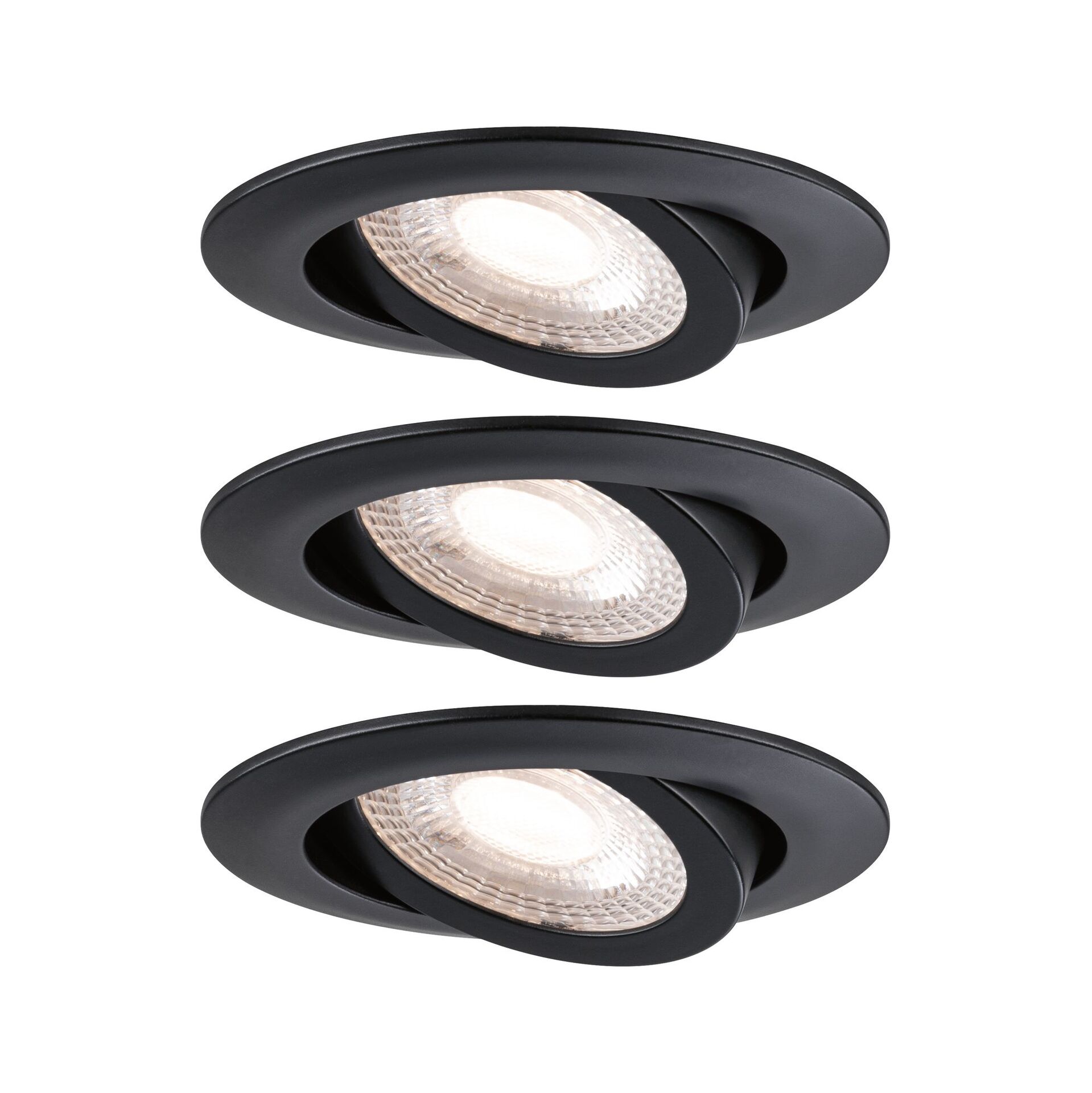 EBL Set 3-stepdim schwenkbar LED