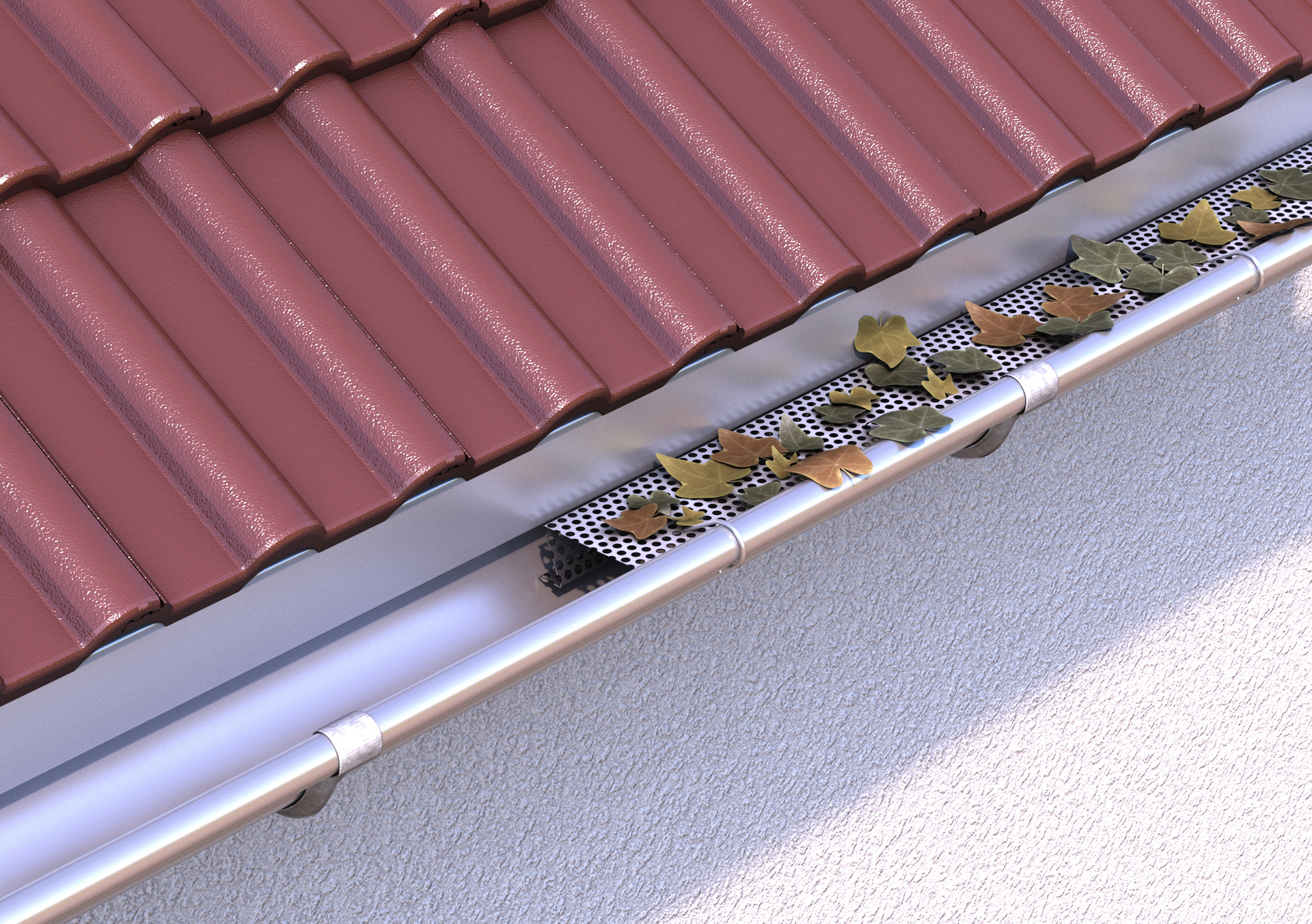 Laubschutz alu-natur Lochblech bei leitermann.de günstig kaufen Laubschutz alu-natur Lochblech