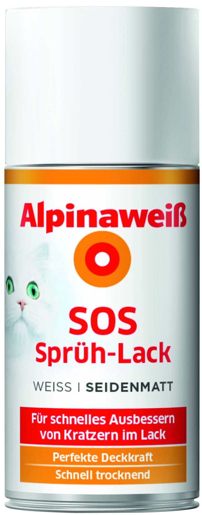 Alpinaweiß SOS Sprüh-Lack 150ml seidenmatt