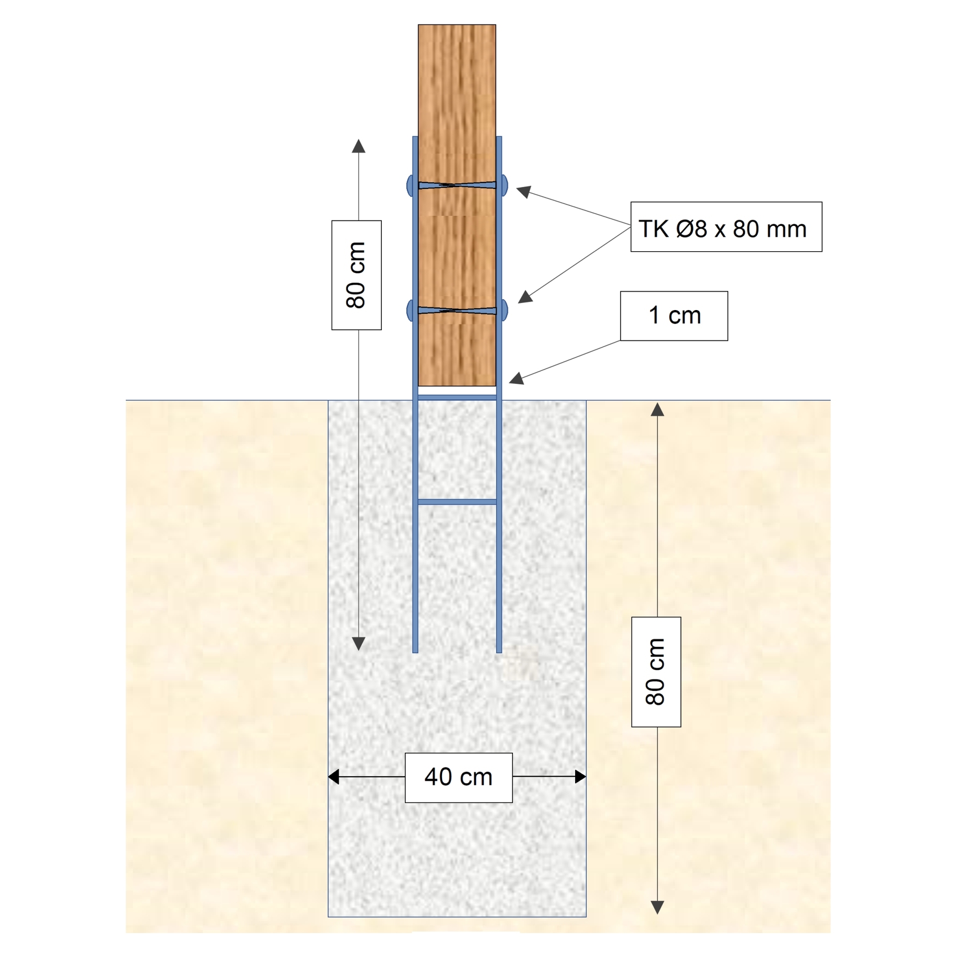 KATTO-Terrassenüberdachung, Leimholzbausatz mit Polyclear