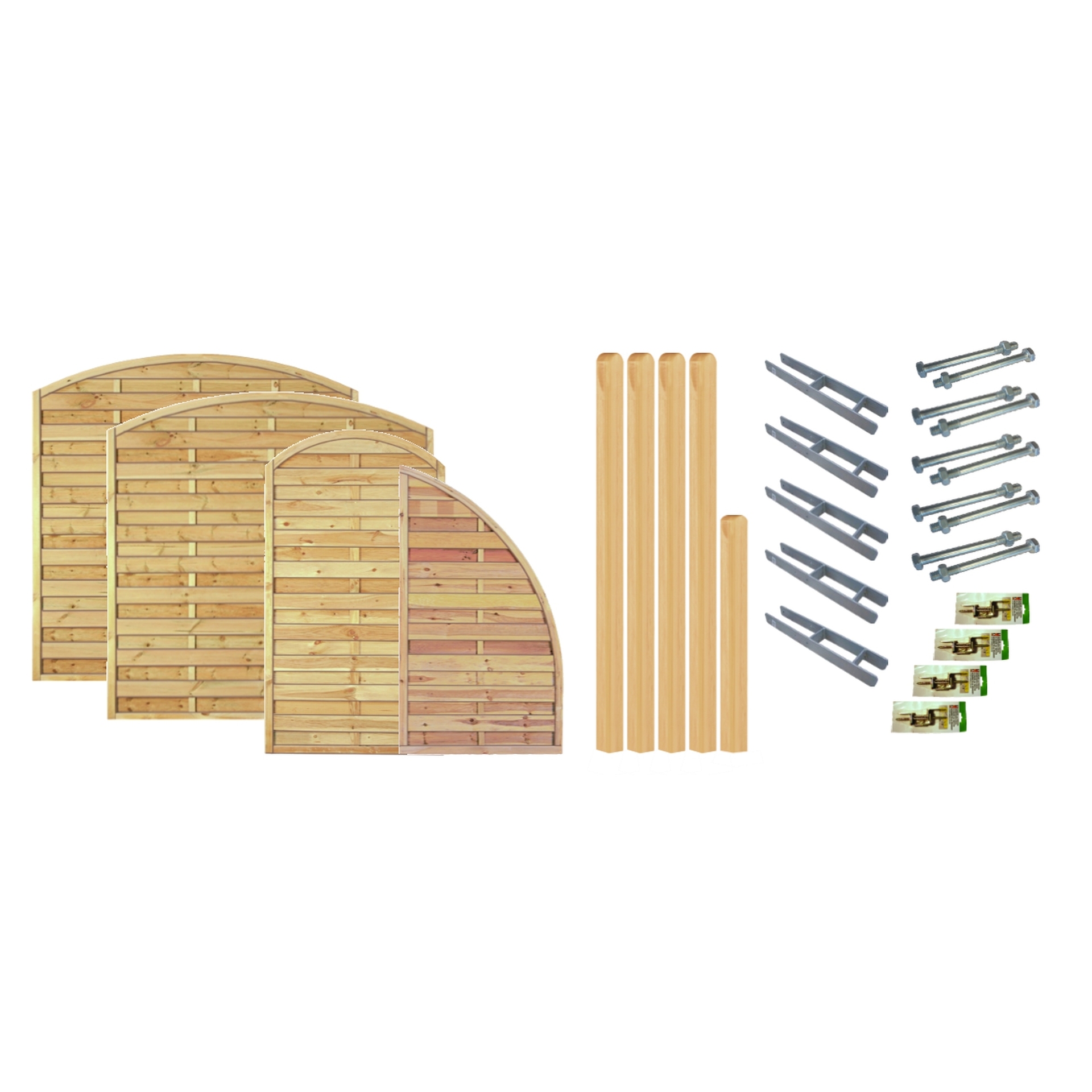 TETZNER & JENTZSCH Sichtschutz Zaun-Set MADISON