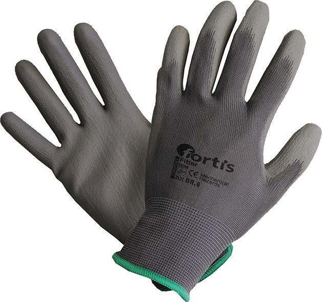 Handschuh Fitter PU/Nylon Gr. 10 grau FORTIS