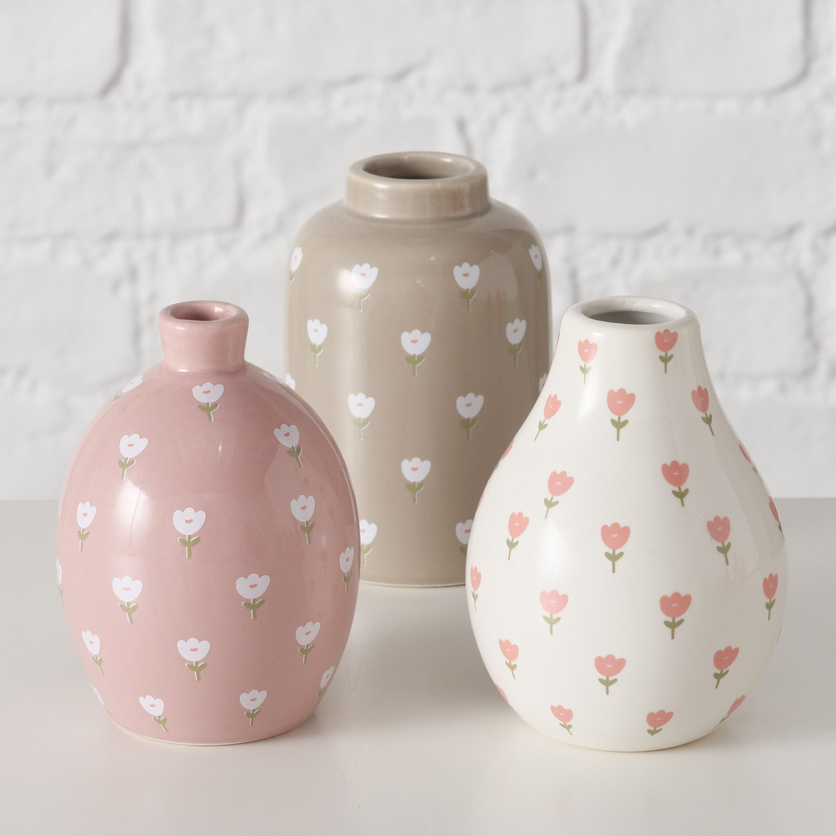 Vase Gardenlove, 3-fach sortiert bei leitermann.de günstig kaufen Vase Gardenlove, 3-fach sortiert