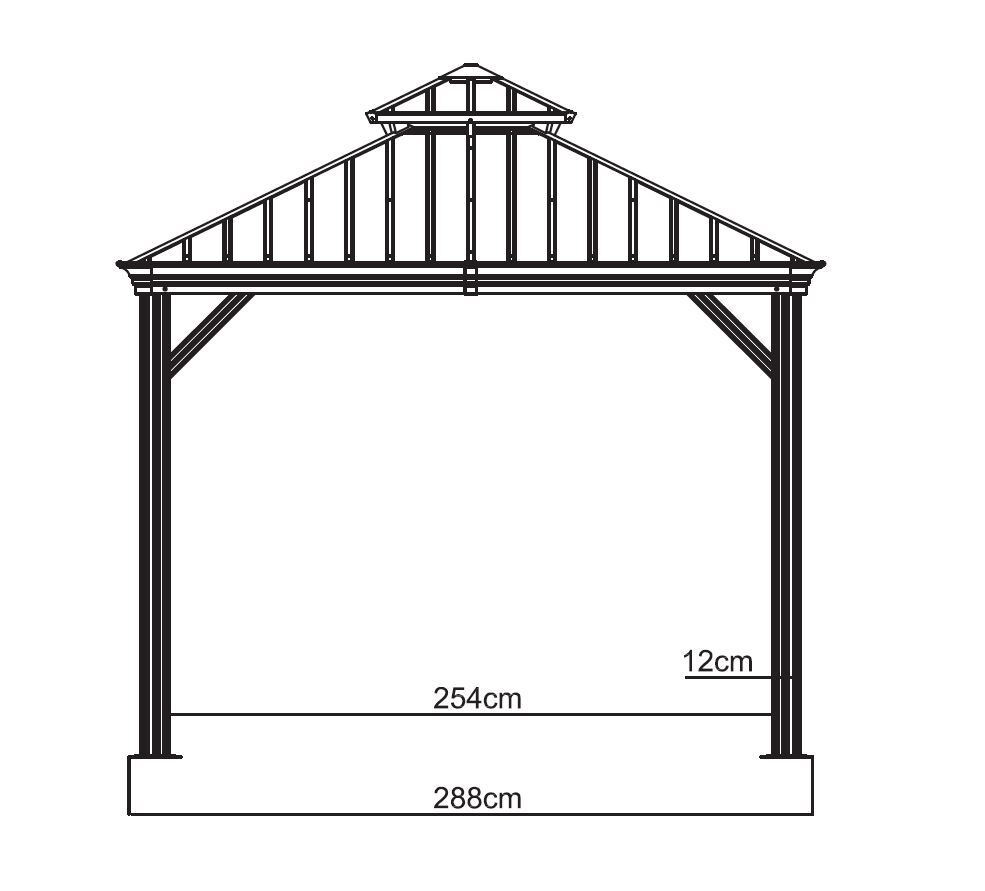 Pavillon Messina bei leitermann.de günstig kaufen Pavillon Messina